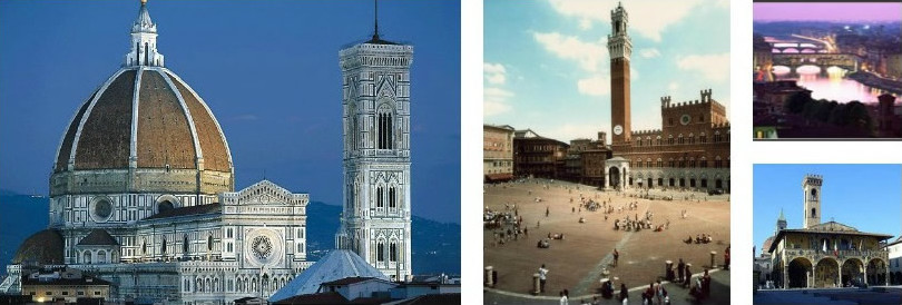 Firenze, Siena e altre città